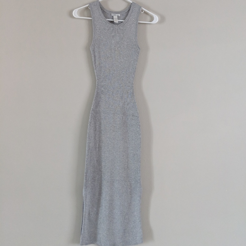 S textured light grey Charlotte Russe Dress